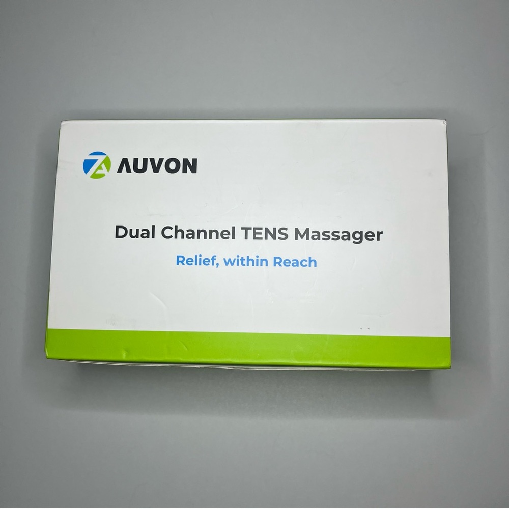 Auvon Dual Channel TENS Unit Massager New Muscle Stimulator 20 Modes Pain Relief
